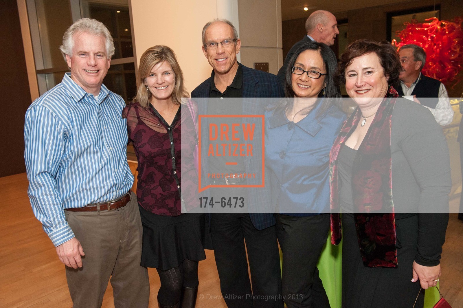 Bruce Kiddoo, Cheryl Kiddoo, Rick Neely, Evelyn Neely, Cornelia Pendleton, SAN JOSE MUSEUM OF ART's Fall Opening Reception, US, November 8th, 2013, Photo #174-6473 Bruce Kiddoo, Cheryl Kiddoo, Rick Neely, Evelyn Neely, Cornelia Pendleton, Photo #174-6473