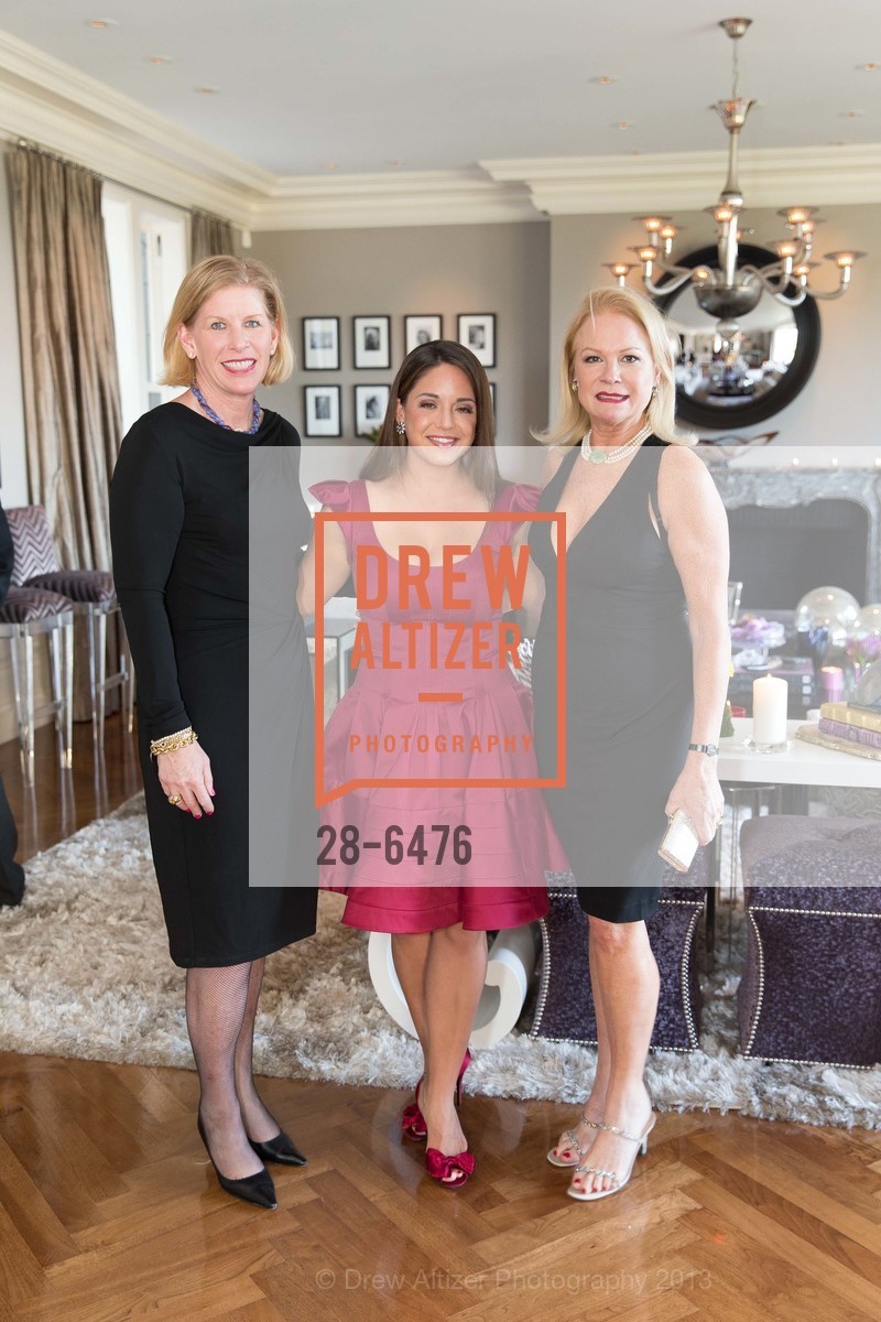 Jennifer Brandenburg, Jacqueline Sacks, Claire Kostic, The San Francisco Ballet Auxiliary Grand Benefactor & Benefactor's Cocktail Reception to meet Zac Posen, US, April 25th, 2013, Photo #28-6476 Jennifer Brandenburg, Jacqueline Sacks, Claire Kostic, Photo #28-6476