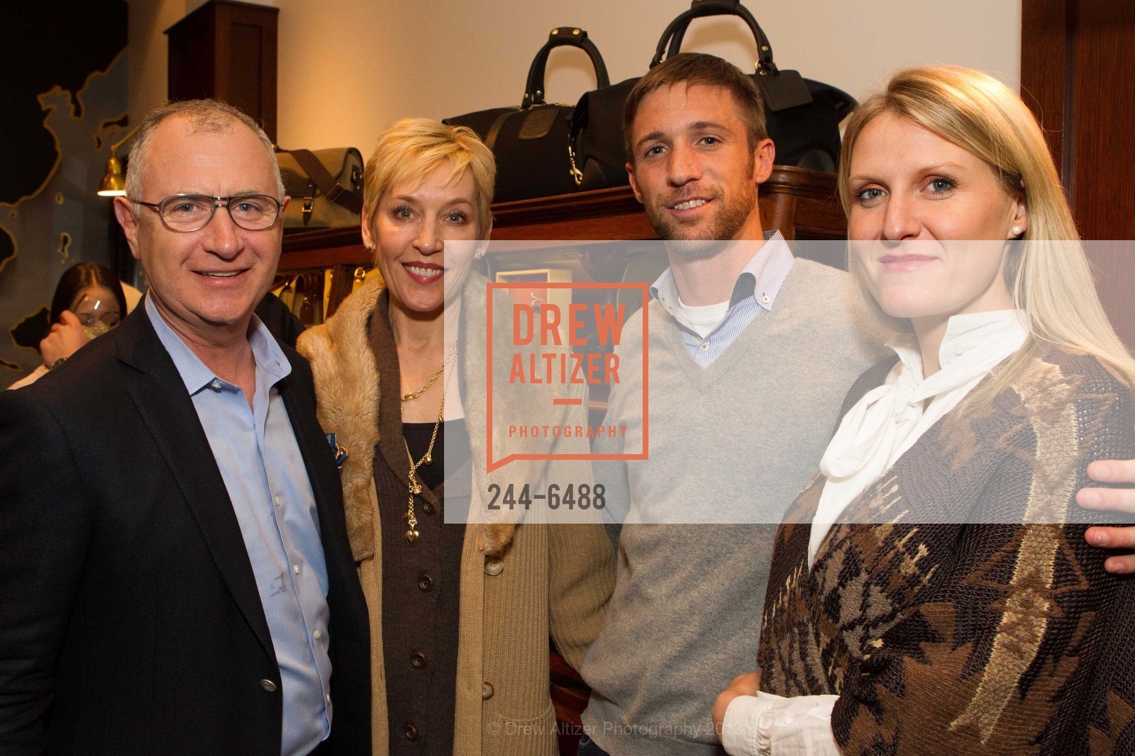 Xavier Barlier, Julier Barlier, Nathan Gildersleeve, Emma Gwyther, GHURKA Unveils San Francisco Flagship with SF Zoological Society, US, December 10th, 2013, Photo #244-6488 Xavier Barlier, Julier Barlier, Nathan Gildersleeve, Emma Gwyther, Photo #244-6488