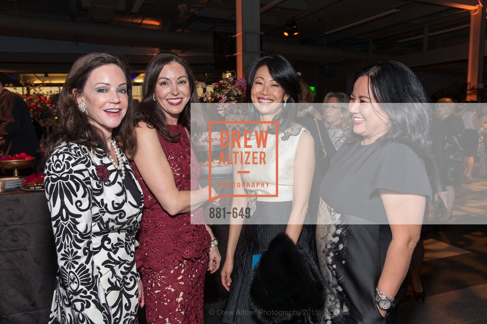 Gail DeMartini, Marybeth Lamotte, Huifen Chan, Jamie Wong, Fashion Forward: An Evening with Erdem presented by SF Opera Guild and Saks Fifth Avenue, Pier 27. Pier 27, The Embarcadero, March 25th, 2015,Drew Altizer, Drew Altizer Photography, full-service agency, private events, San Francisco photographer, photographer california
