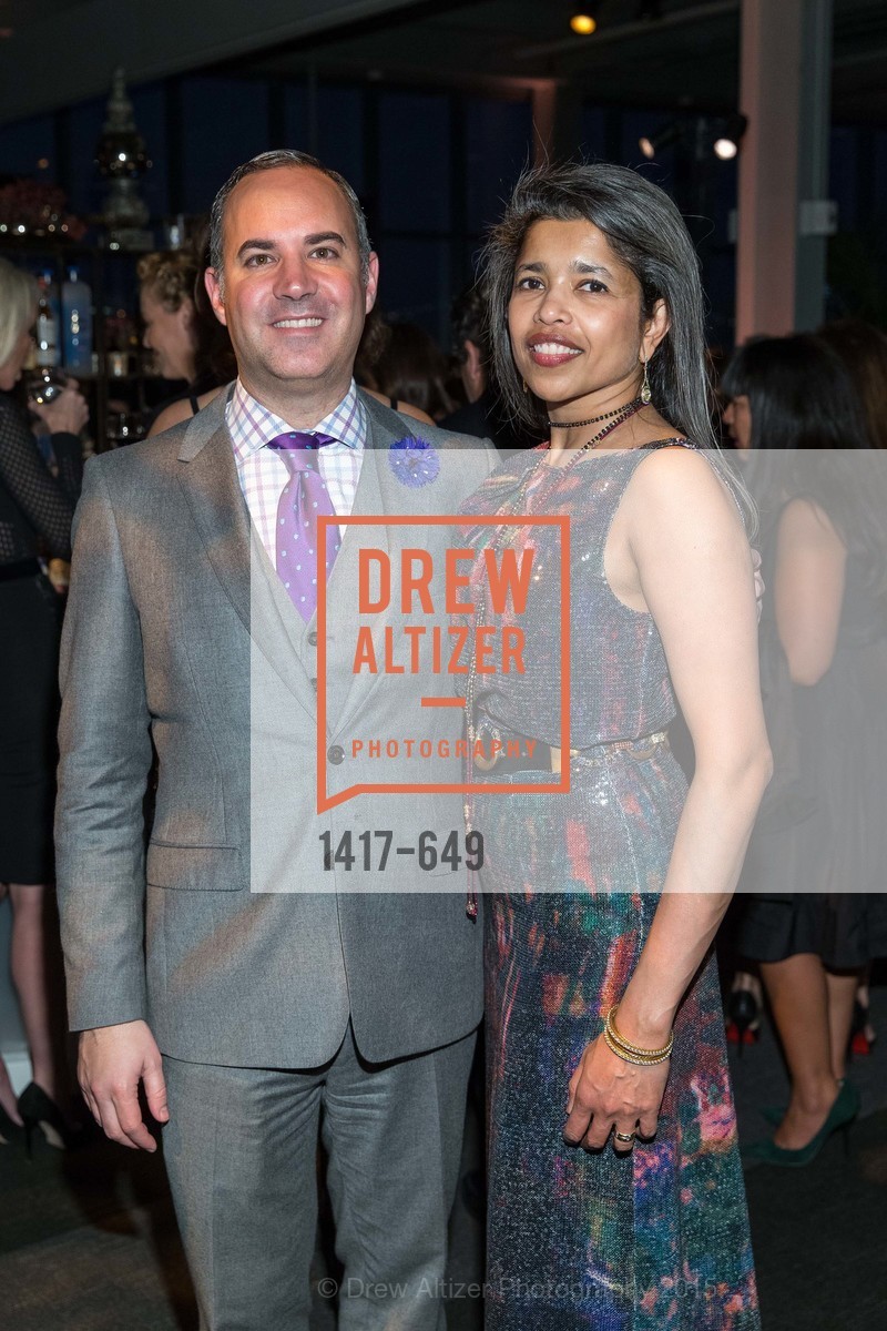 Robert Arnold-Kraft, Deepa Pakianathan, Fashion Forward: An Evening with Erdem presented by SF Opera Guild and Saks Fifth Avenue, Pier 27. Pier 27, The Embarcadero, March 25th, 2015,Drew Altizer, Drew Altizer Photography, full-service agency, private events, San Francisco photographer, photographer california