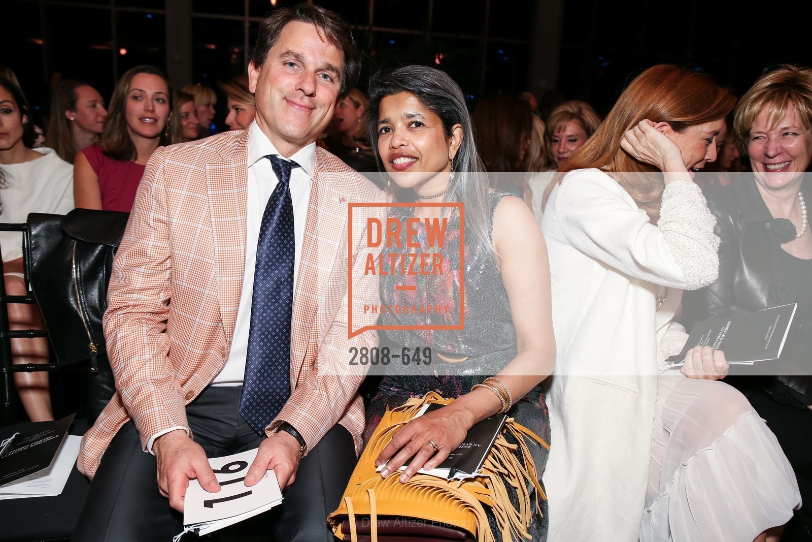 Gregory Malin, Deepa Pakianathan, Fashion Forward: An Evening with Erdem presented by SF Opera Guild and Saks Fifth Avenue, Pier 27. Pier 27, The Embarcadero, March 25th, 2015,Drew Altizer, Drew Altizer Photography, full-service agency, private events, San Francisco photographer, photographer california