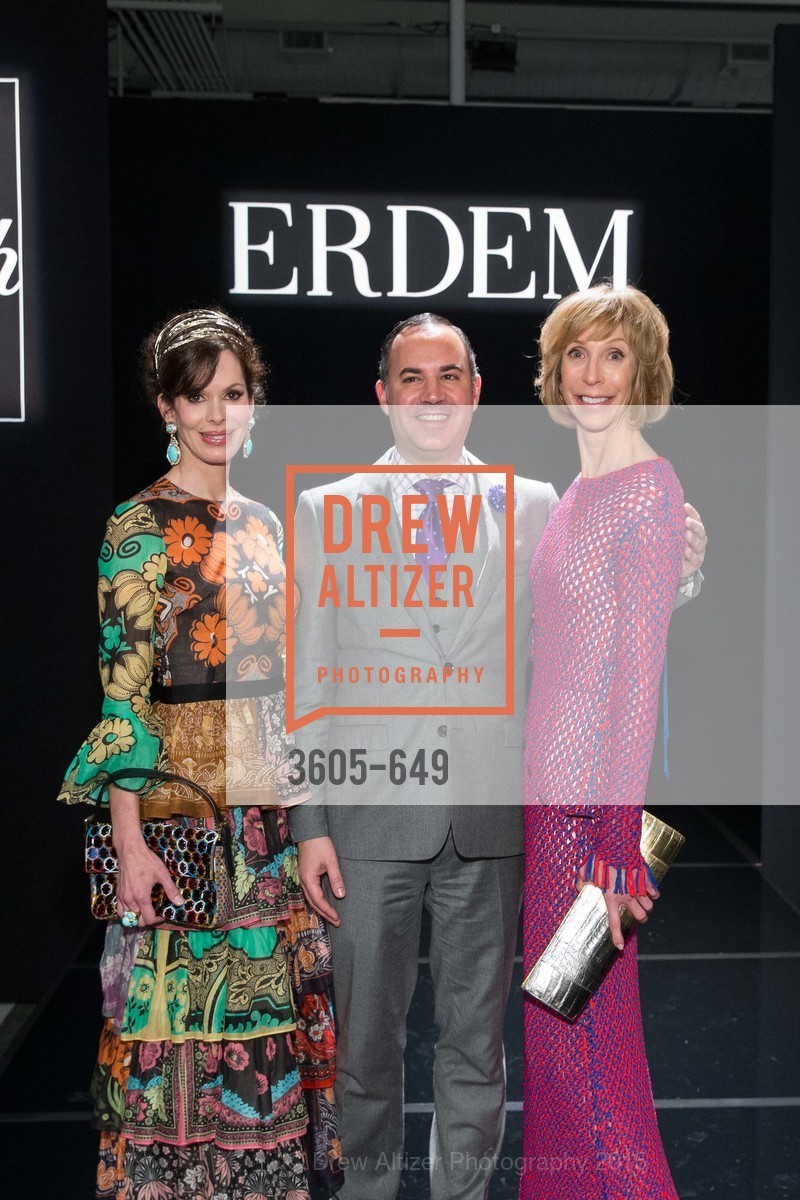 Stephanie Marver, Robert Arnold-Kraft, Nancy Kukacka, Fashion Forward: An Evening with Erdem presented by SF Opera Guild and Saks Fifth Avenue, Pier 27. Pier 27, The Embarcadero, March 25th, 2015,Drew Altizer, Drew Altizer Photography, full-service agency, private events, San Francisco photographer, photographer california
