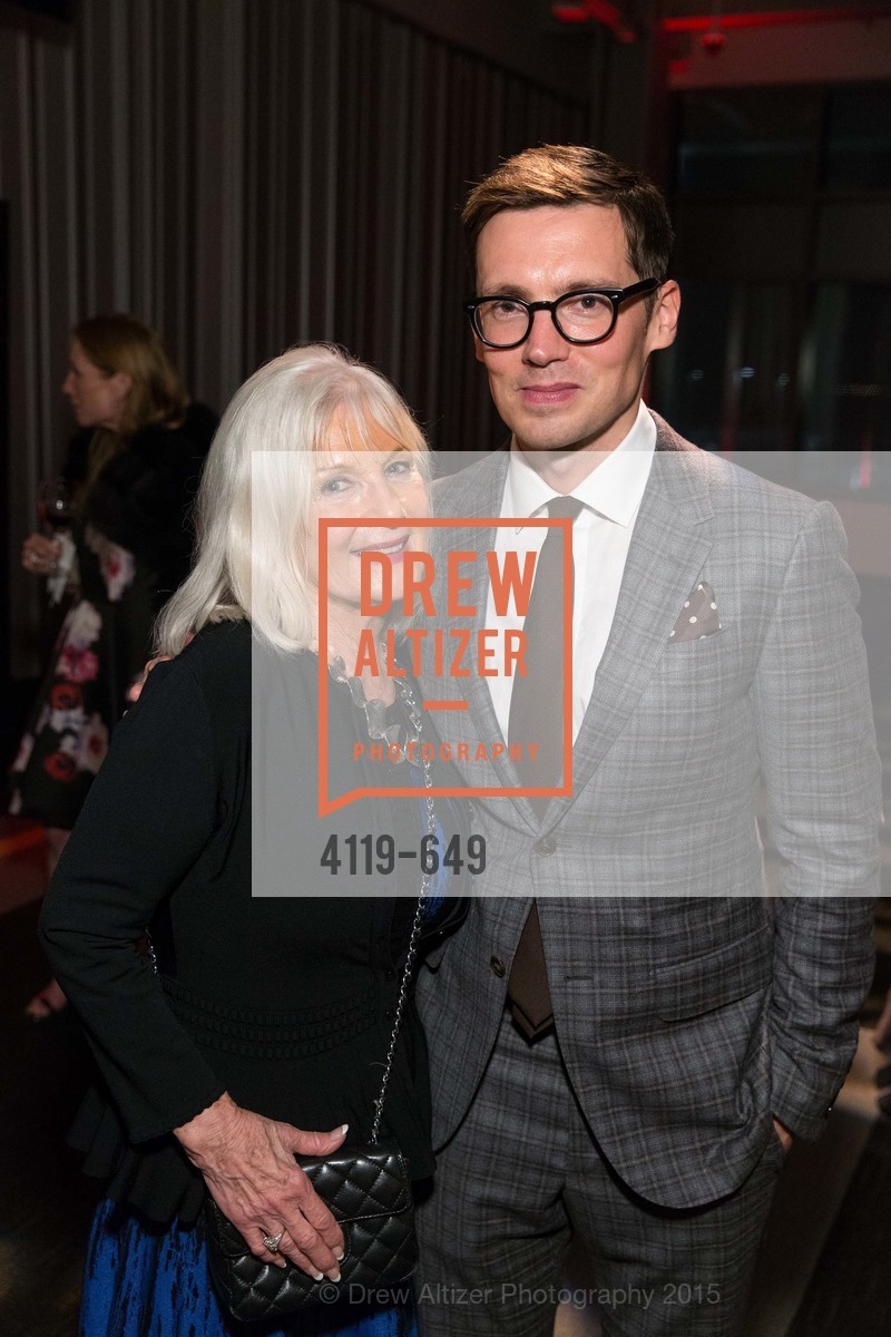 Arlene Inch, Erdem Moralioglu, Fashion Forward: An Evening with Erdem presented by SF Opera Guild and Saks Fifth Avenue, Pier 27. Pier 27, The Embarcadero, March 25th, 2015,Drew Altizer, Drew Altizer Photography, full-service agency, private events, San Francisco photographer, photographer california