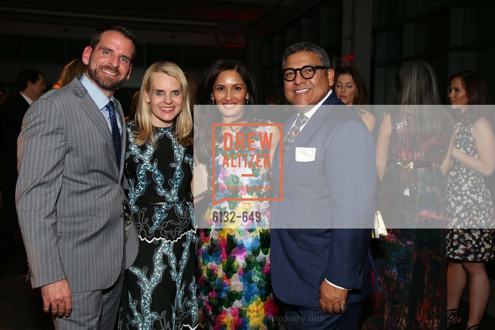 Ryan Williams, Jane Mudge, Komal Shah, Riccardo Benavides, Fashion Forward: An Evening with Erdem presented by SF Opera Guild and Saks Fifth Avenue, Pier 27. Pier 27, The Embarcadero, March 25th, 2015,Drew Altizer, Drew Altizer Photography, full-service agency, private events, San Francisco photographer, photographer california