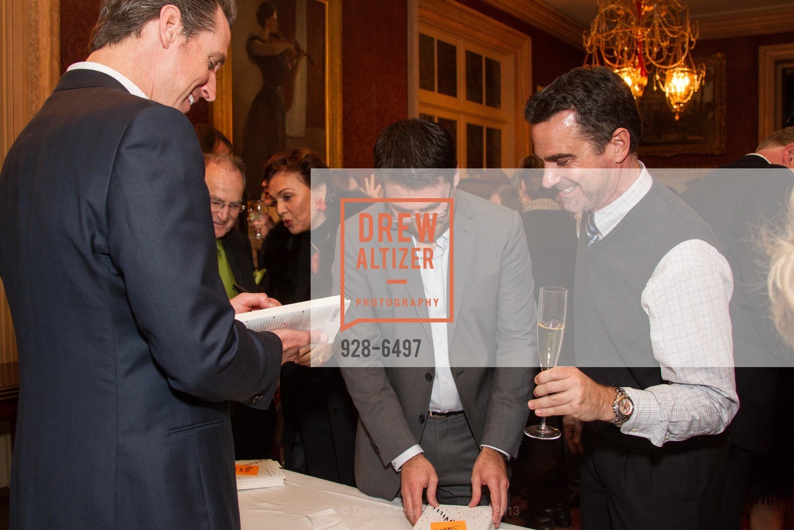 Gavin Newsom, Jason Pellegrini, James Meininger, Photo #928-6497