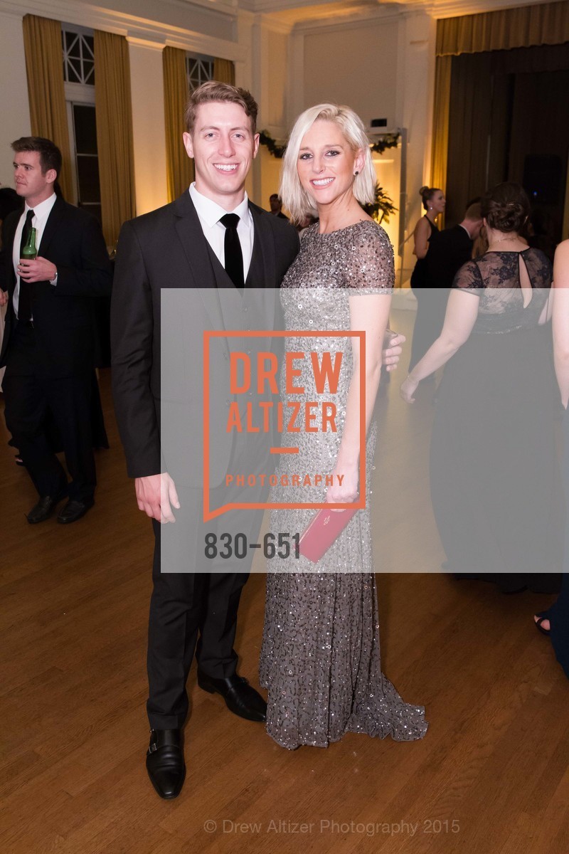 Chris Meyer, Aubrey Southwick, Spinsters of San Francisco Holiday Ball, Century Club. 1355 Franklin Street, December 12th, 2015, Photo #830-651 Chris Meyer, Aubrey Southwick, Photo #830-651