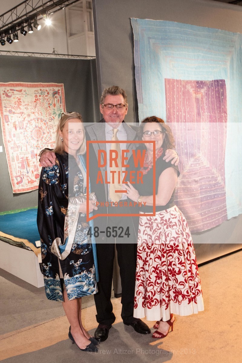 Susan Clymer, Cliff Niederer, Mia Pearson, FINE ARTS MUSEUM OF SAN FRANCISCO'S 2013 Tribal & Textile Arts Show Opening Gala, US, February 7th, 2013, Photo #48-6524 Susan Clymer, Cliff Niederer, Mia Pearson, Photo #48-6524