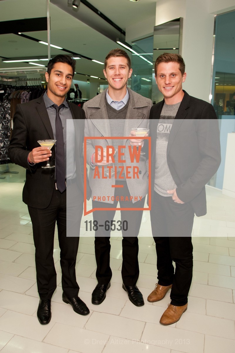 Parul Gujral, Stefano Sanchez, Evan Trevers, 7X7 and SAKS: Spring Night Out 2013, US, April 4th, 2013, Photo #118-6530 Parul Gujral, Stefano Sanchez, Evan Trevers, Photo #118-6530