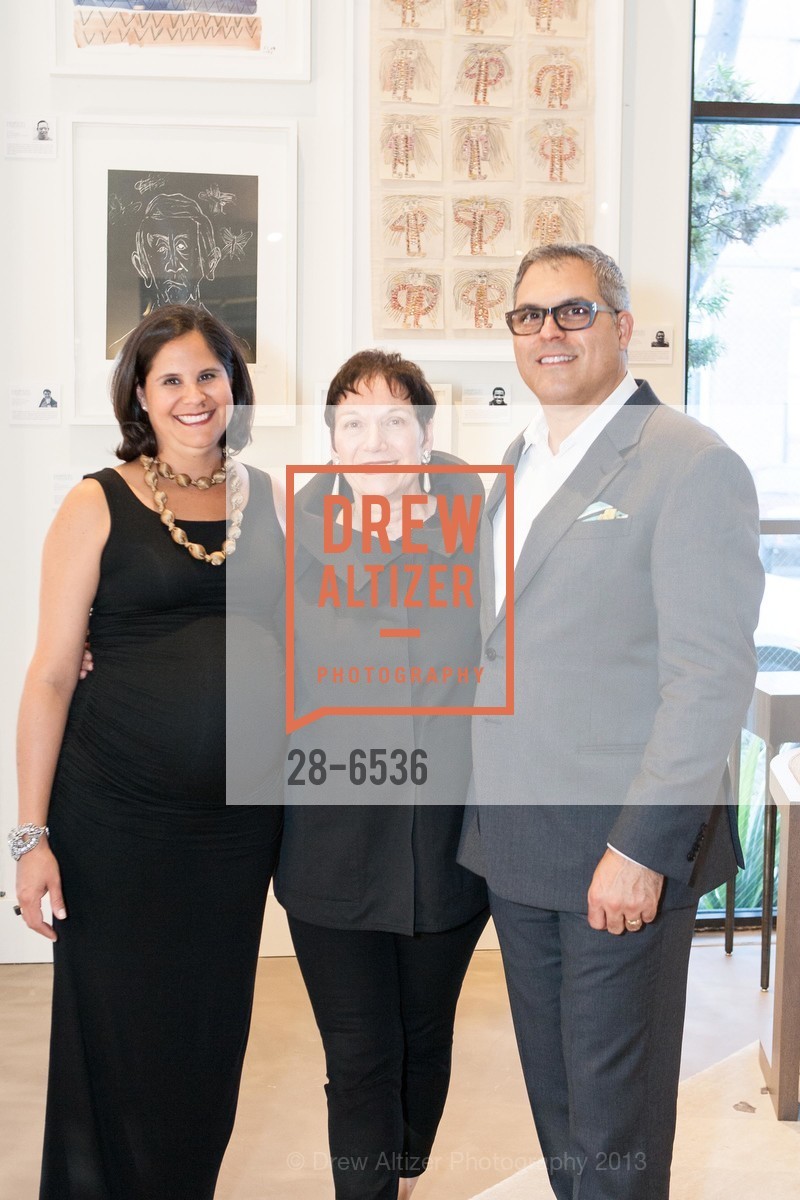 Cecilia Sagrera-Hill, Johanna Spilman, George Brazil, SAGRERA BRAZIL DESIGN 9th Anniversary and Fundraiser for Creativity Explored, US, September 26th, 2013, Photo #28-6536 Cecilia Sagrera-Hill, Johanna Spilman, George Brazil, Photo #28-6536