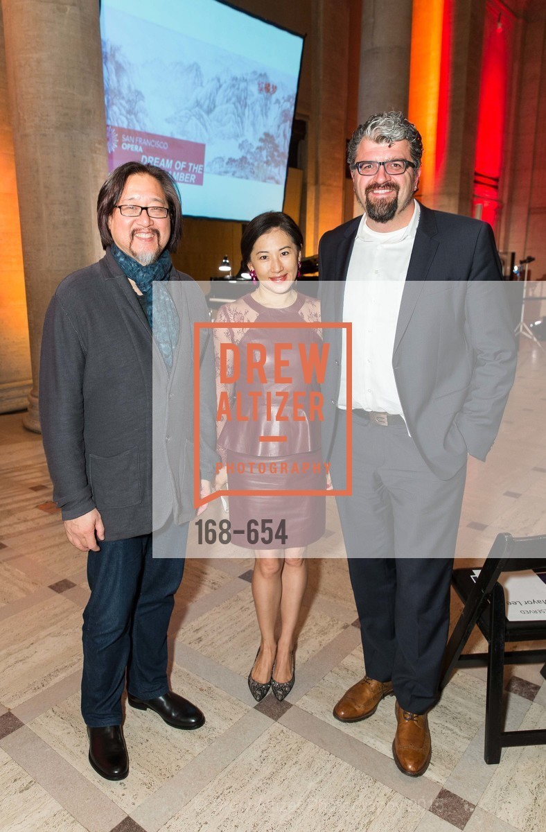 Stan Lai, Goretti Lo Lui, Daniel Knapp, San Francisco Opera Celebrates "Dream of the Red Chamber", Asian Art Museum. 200 Larkin Street, December 16th, 2015, Photo #168-654 Stan Lai, Goretti Lo Lui, Daniel Knapp, Photo #168-654
