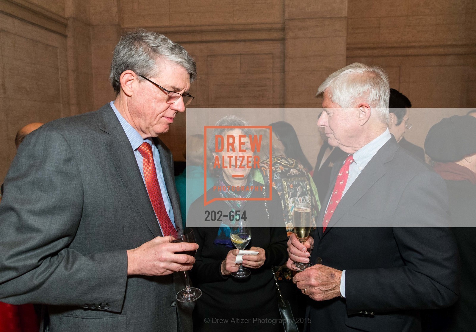 Tim Kahn, Lisa Erdberg, Boyce Nute, San Francisco Opera Celebrates "Dream of the Red Chamber", Asian Art Museum. 200 Larkin Street, December 16th, 2015, Photo #202-654 Tim Kahn, Lisa Erdberg, Boyce Nute, Photo #202-654