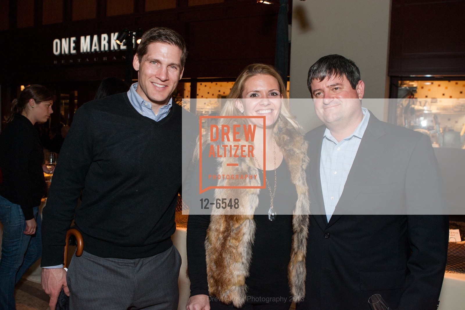 Greg Stern, Angela Brosche-Stern, Quinn McKenna, ONE MARKET RESTAURANT'S 20th Anniversary, US, February 7th, 2013, Photo #12-6548 Greg Stern, Angela Brosche-Stern, Quinn McKenna, Photo #12-6548