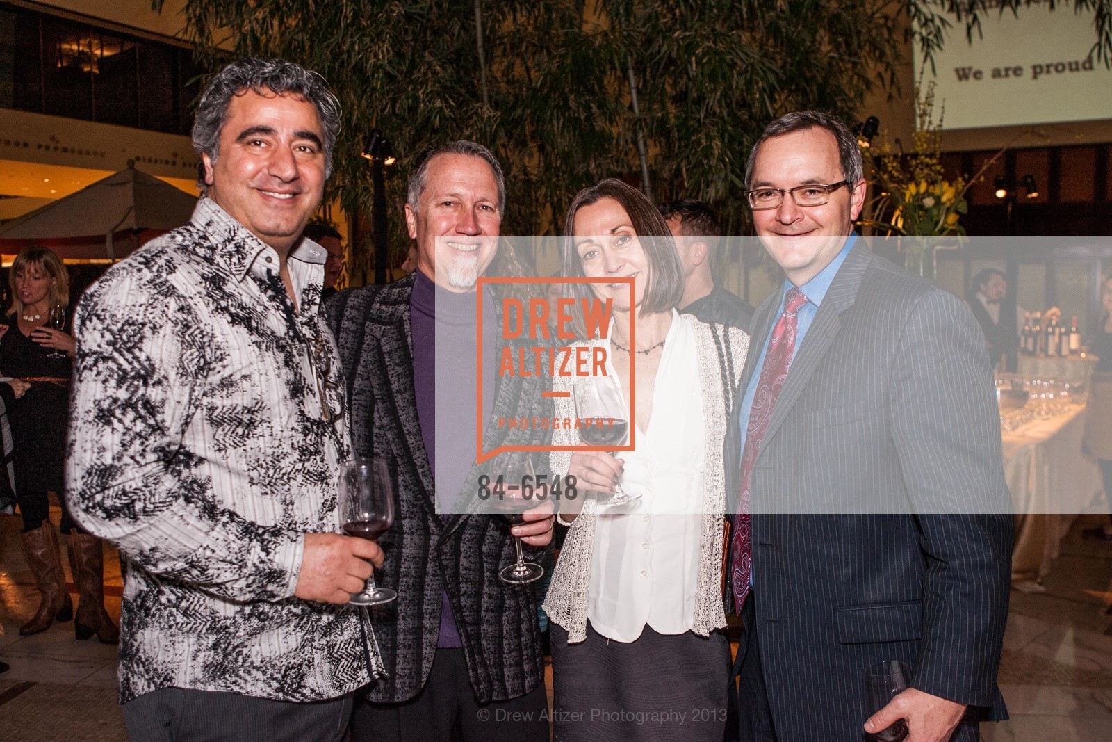 Hoss Zare, Jim Maxwell, Cindy Beckman, Rob Black, ONE MARKET RESTAURANT'S 20th Anniversary, US, February 7th, 2013, Photo #84-6548 Hoss Zare, Jim Maxwell, Cindy Beckman, Rob Black, Photo #84-6548