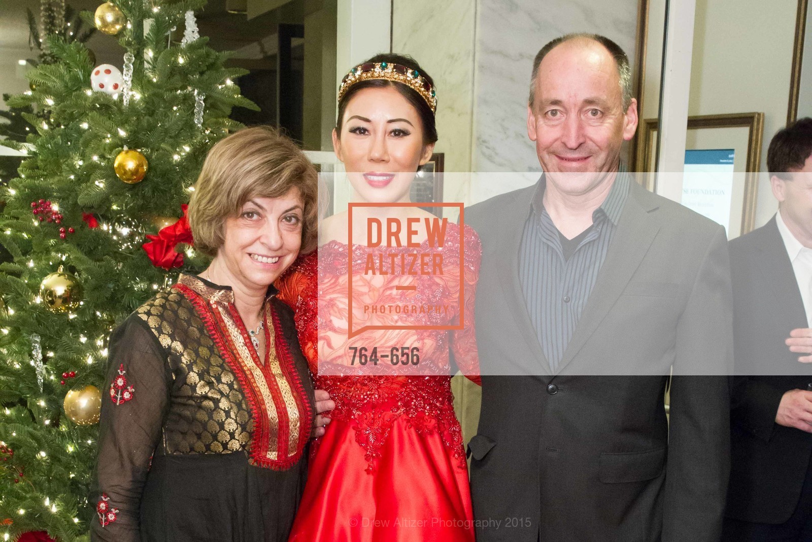 Ludmila Eggleton, Rumiko McCarthy, John Kirkpatrick, Joyful Holiday Toy Drive and Rumiko Birthday Bash, Fairmont, Pavilion Room, December 16th, 2015,Drew Altizer, Drew Altizer Photography, full-service event agency, private events, San Francisco photographer, photographer California