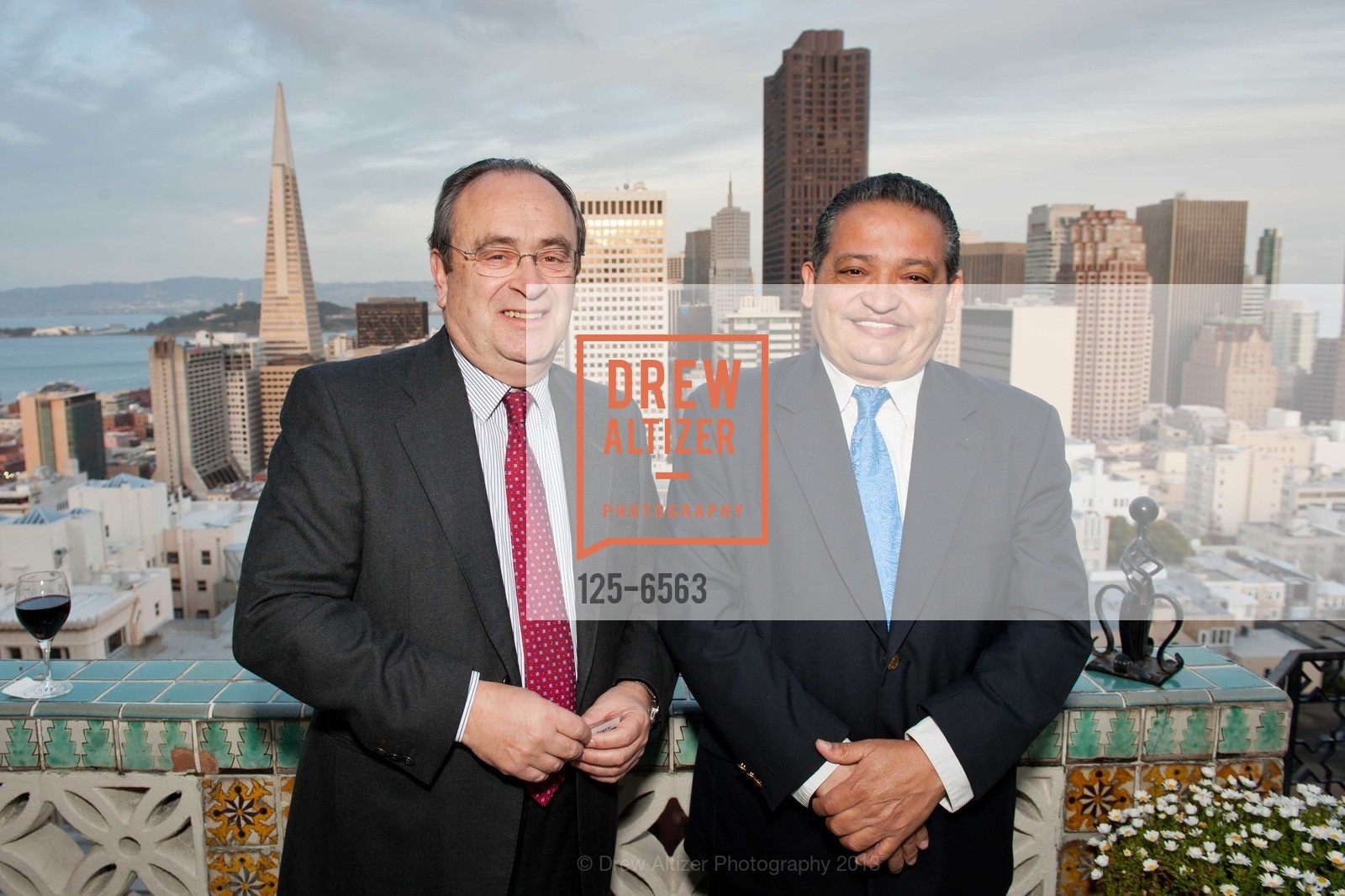 Jorge Montealegre, Dennis Galeno, Celebration of Consul Generals at THE FAIRMONT SAN FRANCISCO, US, March 6th, 2013, Photo #125-6563 Jorge Montealegre, Dennis Galeno, Photo #125-6563