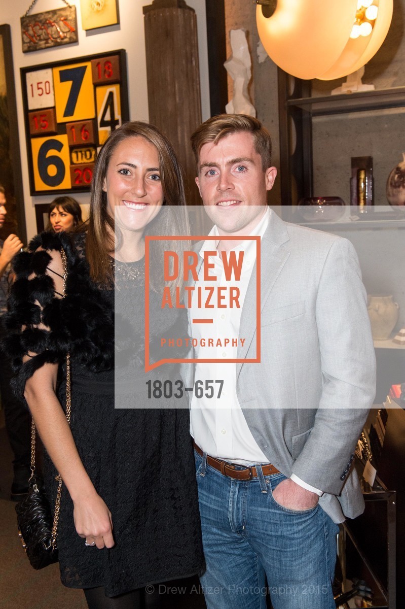 Lindsey McLaughlin, Peter Roller, DDG Holiday Party, Jay Jeffers. 1035 Post St, December 16th, 2015, Photo #1803-657 Lindsey McLaughlin, Peter Roller, Photo #1803-657