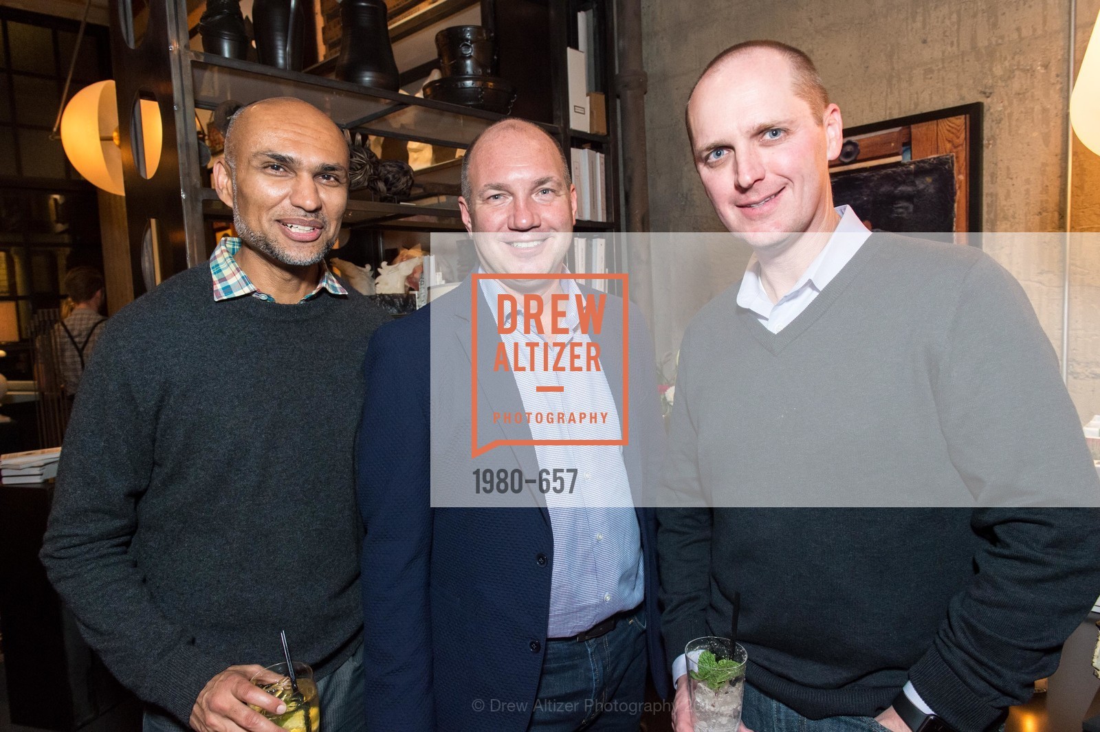 Asheshh Saheda, Chris Prokop, Robert Edmund, DDG Holiday Party, Jay Jeffers. 1035 Post St, December 16th, 2015,Drew Altizer, Drew Altizer Photography, full-service agency, private events, San Francisco photographer, photographer california