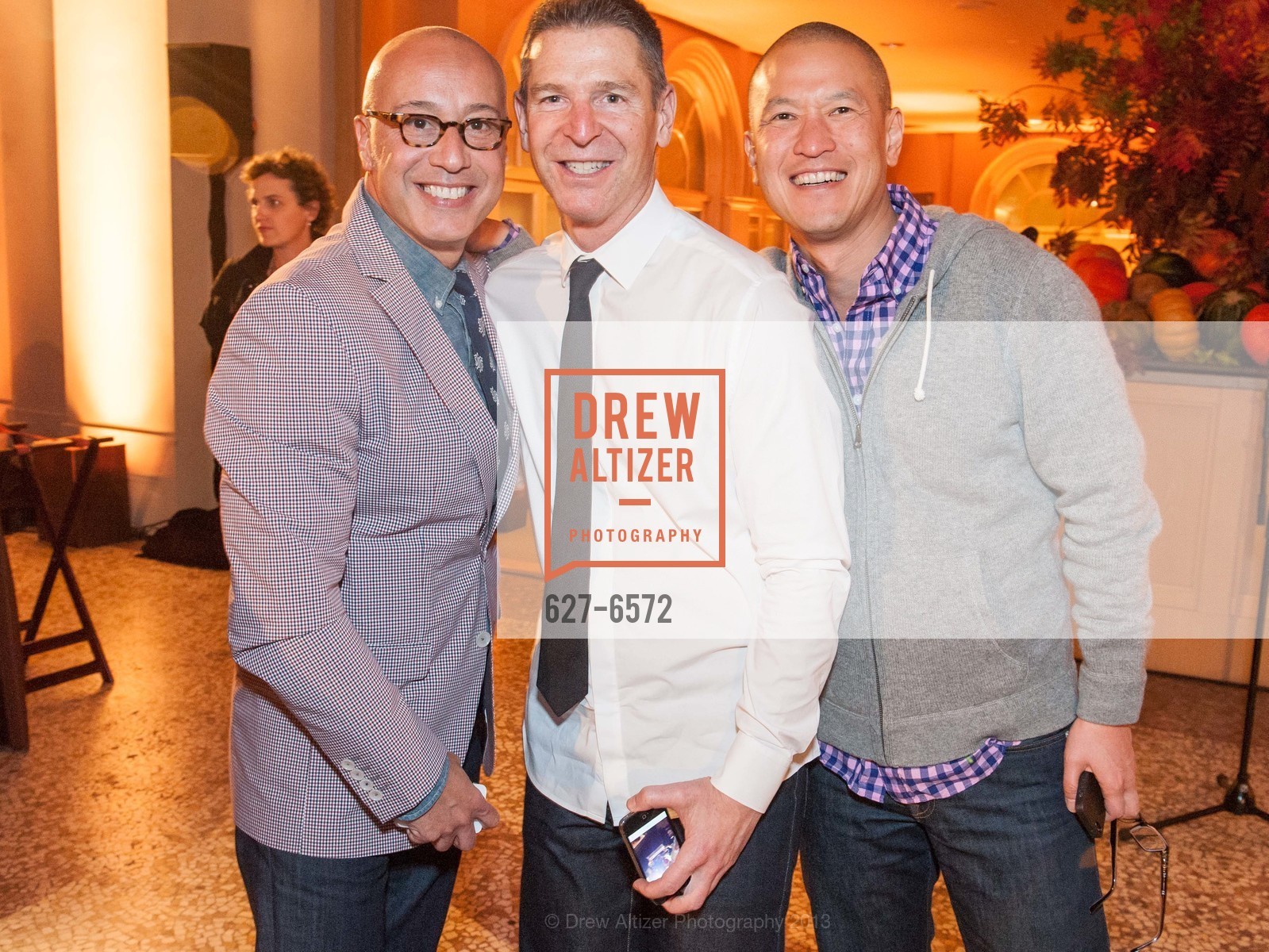 Antonio Barrios, David Mertens, Michael Tchao, CUESA's 11th Annual Sunday Supper, US, October 20th, 2013, Photo #627-6572 Antonio Barrios, David Mertens, Michael Tchao, Photo #627-6572