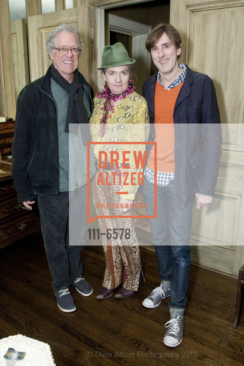 Rob Forbes, Madeleine Fitzpatrick, Bobby Wise, PATINA GALLERY Trunk Show to Benefit the CALIFORNIA COLLEGE OF THE ARTS, US, March 4th, 2013, Photo #111-6578 Rob Forbes, Madeleine Fitzpatrick, Bobby Wise, Photo #111-6578
