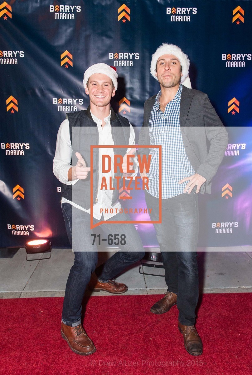 Michael Thomas, Scott Bastek, Barry's Marina Opening, Barry's. 2246 Lombard Street, December 17th, 2015, Photo #71-658 Michael Thomas, Scott Bastek, Photo #71-658