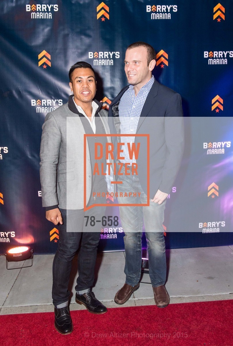 Joel Corpus, Michael Kovaleski, Barry's Marina Opening, Barry's. 2246 Lombard Street, December 17th, 2015,Drew Altizer, Drew Altizer Photography, full-service event agency, private events, San Francisco photographer, photographer California