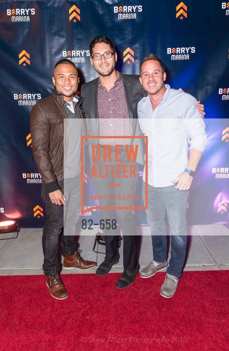 Gerard Urbano, Raul Gutierrez, Jarrod Cornehl, Barry's Marina Opening, Barry's. 2246 Lombard Street, December 17th, 2015,Drew Altizer, Drew Altizer Photography, full-service event agency, private events, San Francisco photographer, photographer California