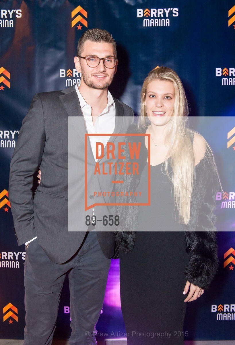 Tanner Smith, Natazia Stolzberg, Barry's Marina Opening, Barry's. 2246 Lombard Street, December 17th, 2015,Drew Altizer, Drew Altizer Photography, full-service event agency, private events, San Francisco photographer, photographer California