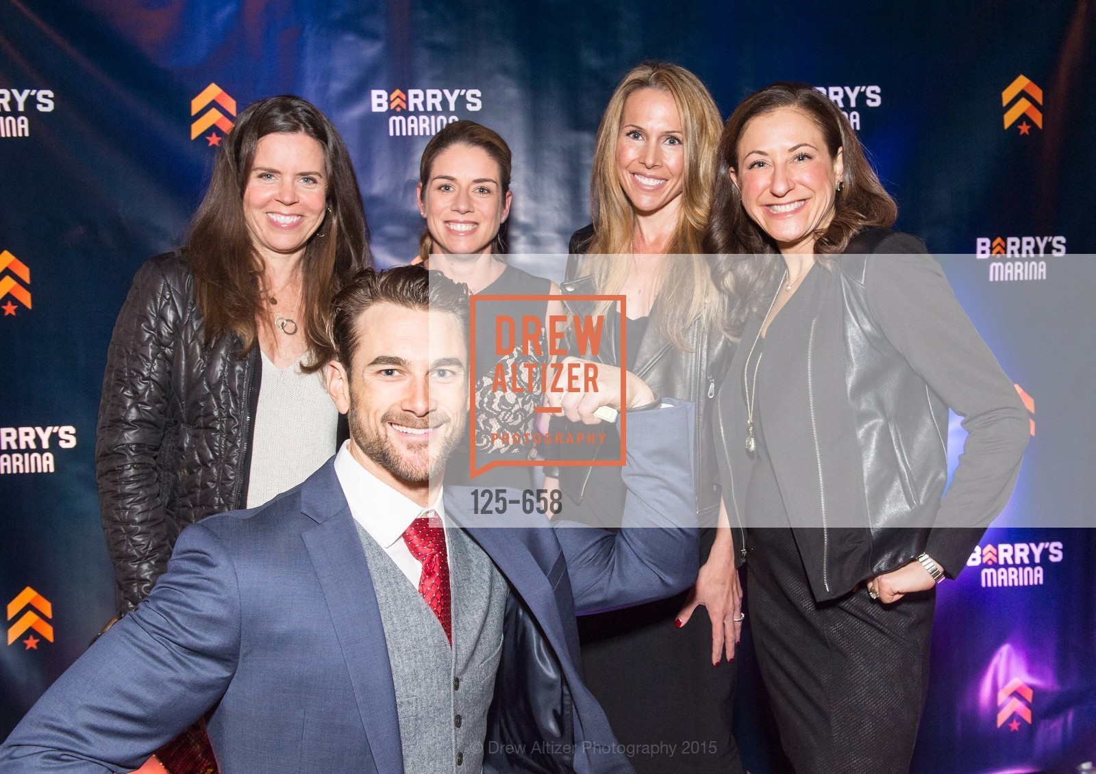 Beth Gray, Liz Farrell, Alex Lyon, Victoria Dade, Thomas Stracke, Barry's Marina Opening, Barry's. 2246 Lombard Street, December 17th, 2015,Drew Altizer, Drew Altizer Photography, full-service agency, private events, San Francisco photographer, photographer california