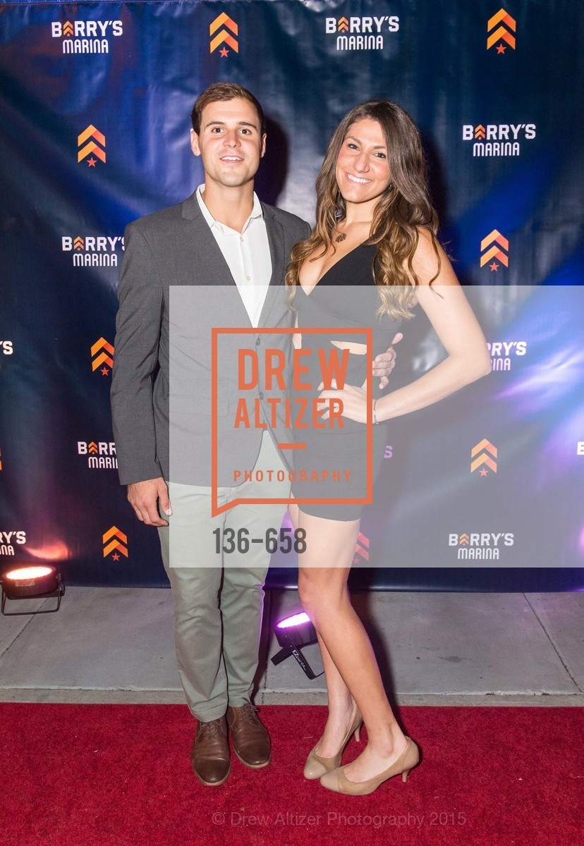 Corey Warzola, Madison Stein, Barry's Marina Opening, Barry's. 2246 Lombard Street, December 17th, 2015, Photo #136-658 Corey Warzola, Madison Stein, Photo #136-658