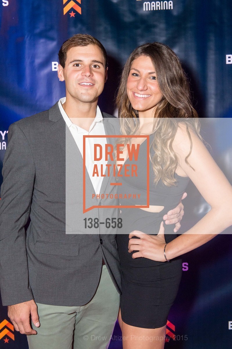 Corey Warzola, Madison Stein, Barry's Marina Opening, Barry's. 2246 Lombard Street, December 17th, 2015, Photo #138-658 Corey Warzola, Madison Stein, Photo #138-658