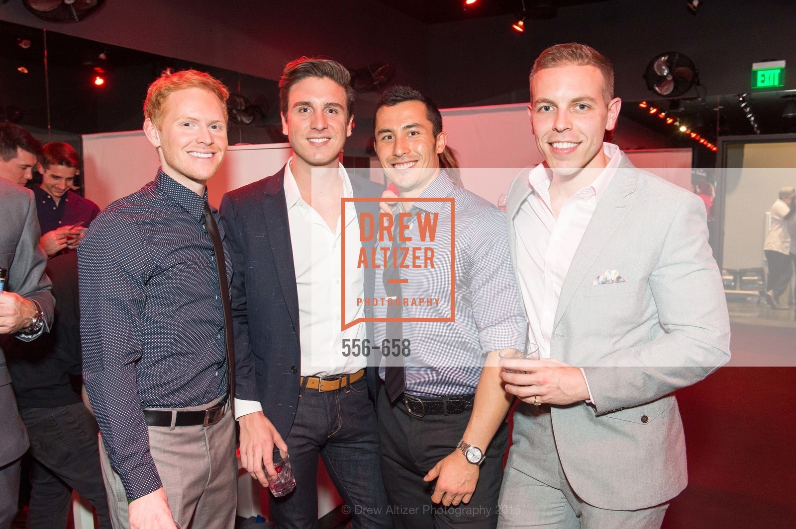 Ben Delk, Mike Young, Jeff Langewisch, Rob Warner, Barry's Marina Opening, Barry's. 2246 Lombard Street, December 17th, 2015,Drew Altizer, Drew Altizer Photography, full-service agency, private events, San Francisco photographer, photographer california