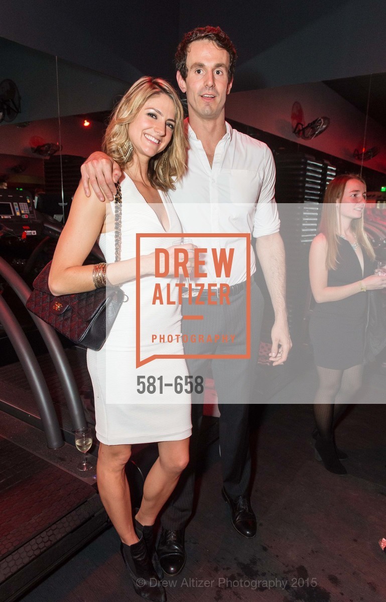 Christy Kranjec, Chris Reed, Barry's Marina Opening, Barry's. 2246 Lombard Street, December 17th, 2015, Photo #581-658 Christy Kranjec, Chris Reed, Photo #581-658