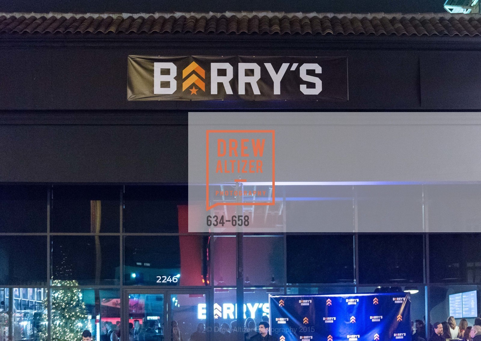 Atmosphere, Barry's Marina Opening, Barry's. 2246 Lombard Street, December 17th, 2015
