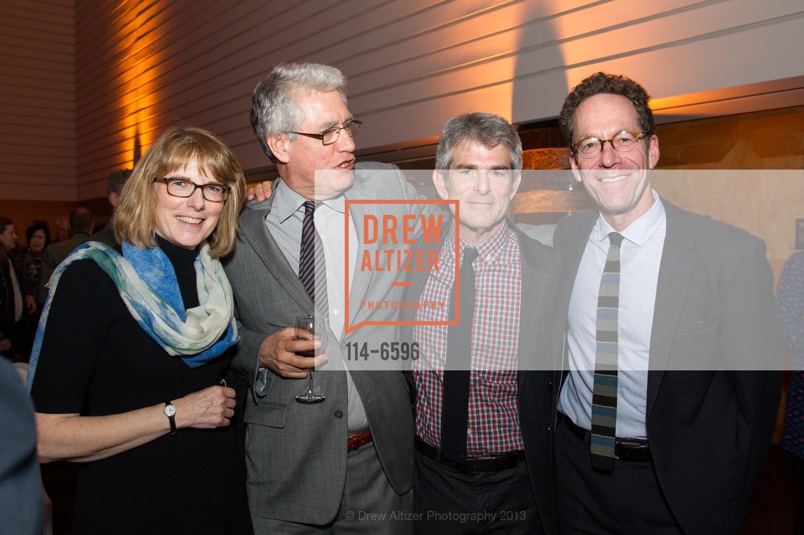 Sarah Greenough, Jeffrey Fraenkel, Alan Mark, SFMOMA'S Garry Winogrand Opening Reception, US, March 6th, 2013, Photo #114-6596 Sarah Greenough, Jeffrey Fraenkel, Alan Mark, Photo #114-6596