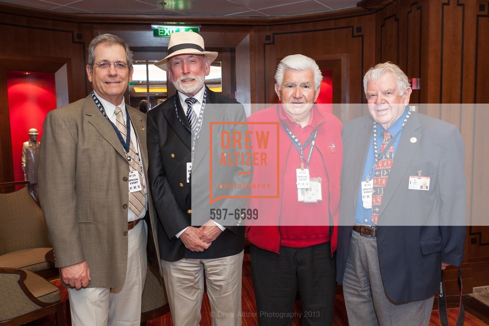 Frederick Rogers, Mark Jensen, Joe Dovichi, Bernie McDonald, Celebrate CELEBRITY CRUISES Solstice Ship, US, May 11th, 2013, Photo #597-6599 Frederick Rogers, Mark Jensen, Joe Dovichi, Bernie McDonald, Photo #597-6599