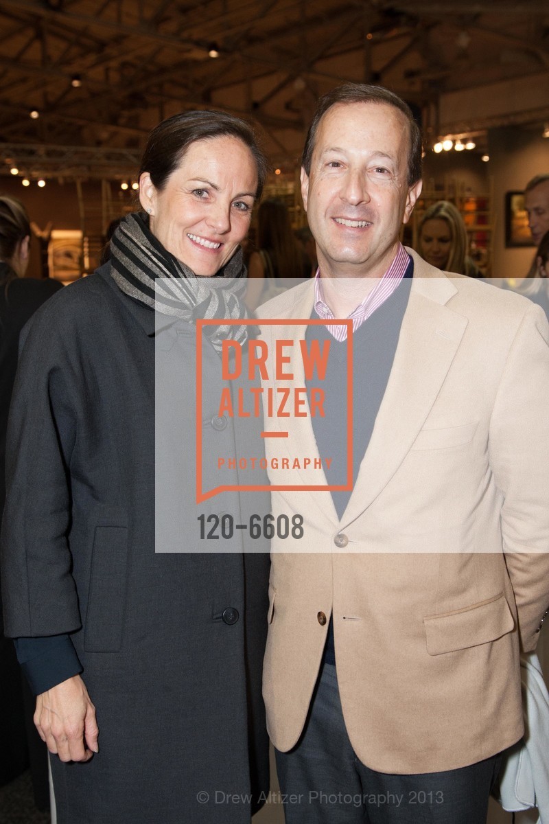 Leslie Lorimer, Alexander Weindling, SFFAS's 2013 Designer Circle Preview Reception, Cafe Girandole, Grand Pavillion. Fort Mason Center, October 22nd, 2013, Photo #120-6608 Leslie Lorimer, Alexander Weindling, Photo #120-6608