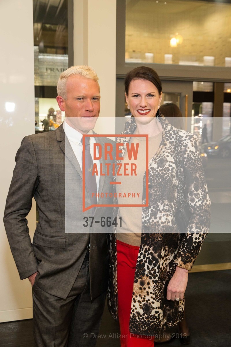 Brent Amerman, Jennifer Levene Bruno, MULBERRY, TOWN & COUNTRY and CHRISTIE'S Host Andy Warhol's at Christie's, US, December 12th, 2013, Photo #37-6641 Brent Amerman, Jennifer Levene Bruno, Photo #37-6641