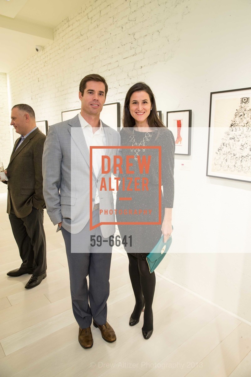 Danny Pickard, Lydia Fenet, MULBERRY, TOWN & COUNTRY and CHRISTIE'S Host Andy Warhol's at Christie's, US, December 12th, 2013, Photo #59-6641 Danny Pickard, Lydia Fenet, Photo #59-6641