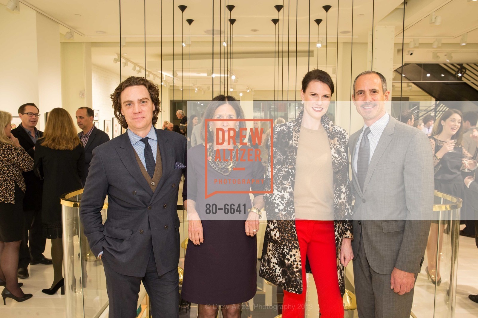 Jay Fielden, Ellanor Notides, Jennifer Levene Bruno, Carl Barbato, MULBERRY, TOWN & COUNTRY and CHRISTIE'S Host Andy Warhol's at Christie's, US, December 12th, 2013, Photo #80-6641 Jay Fielden, Ellanor Notides, Jennifer Levene Bruno, Carl Barbato, Photo #80-6641