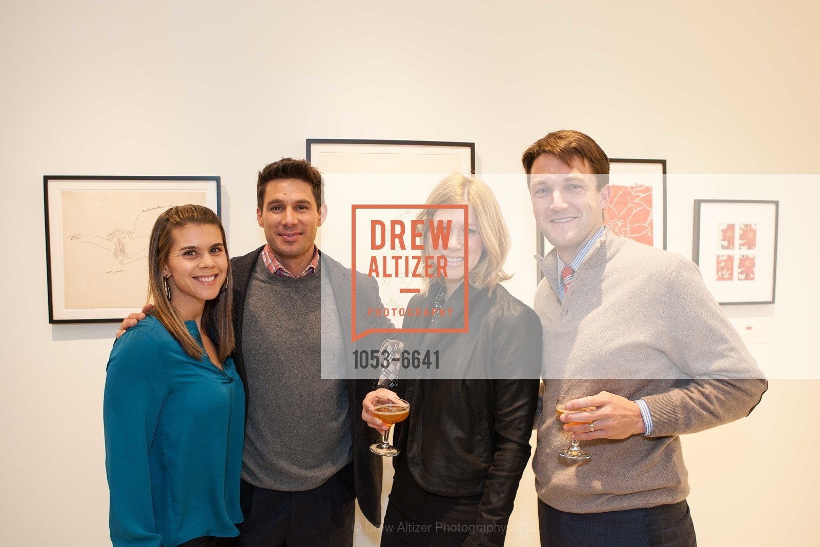 Natalia Lazarus, Ryan Lazarus, Lindsey Montgomery, Huntley Montgomery, MULBERRY, TOWN & COUNTRY and CHRISTIE'S Host Andy Warhol's at Christie's, US, December 12th, 2013, Photo #1053-6641 Natalia Lazarus, Ryan Lazarus, Lindsey Montgomery, Huntley Montgomery, Photo #1053-6641