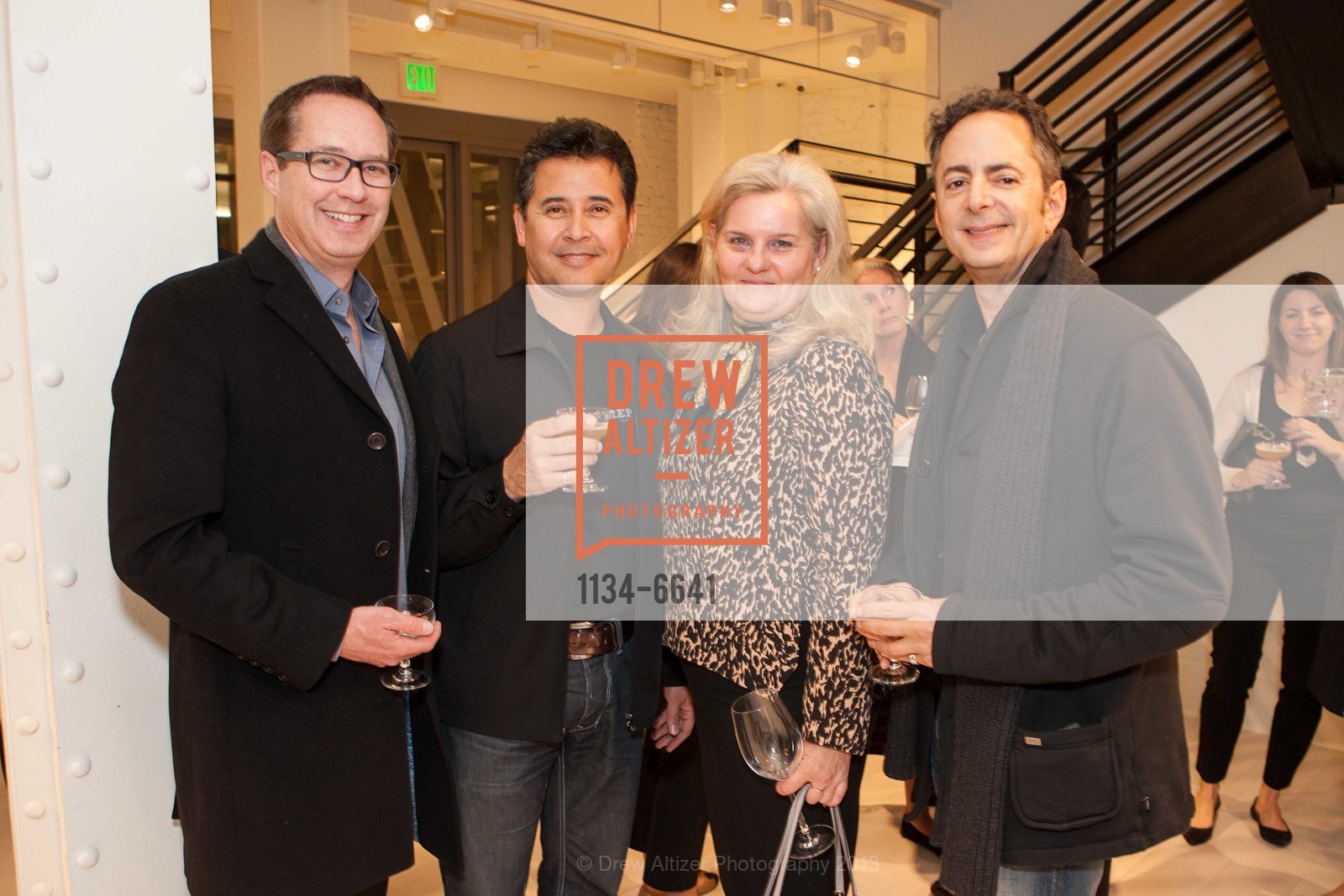 John Ramsbacher, Henry Jackson, Rita Boyle, Adam Gendell, MULBERRY, TOWN & COUNTRY and CHRISTIE'S Host Andy Warhol's at Christie's, US, December 12th, 2013, Photo #1134-6641 John Ramsbacher, Henry Jackson, Rita Boyle, Adam Gendell, Photo #1134-6641