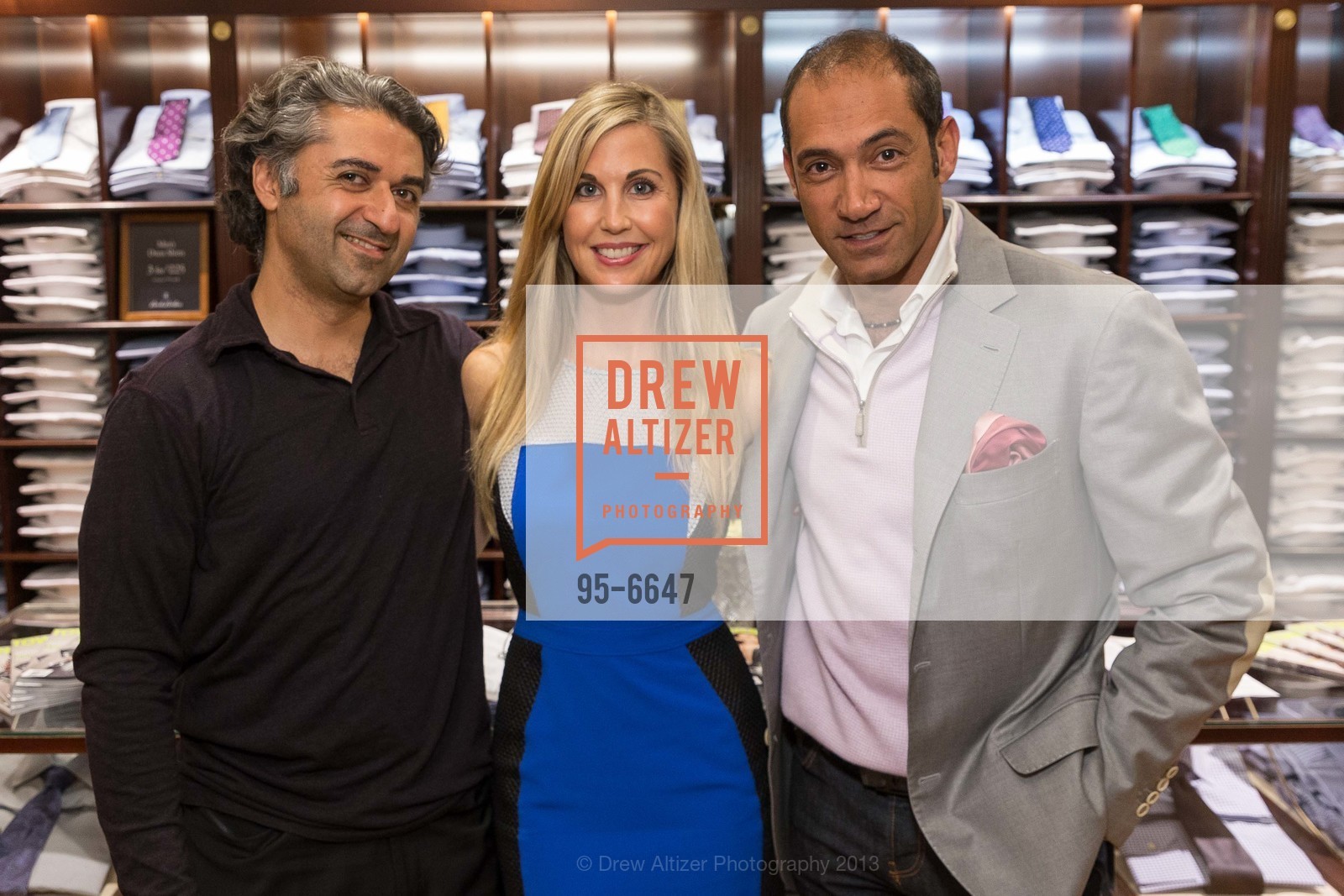 Hooman Khalili, Heidi Pettit, Reza Kazemipour, BROOKS BROTHERS and TOWN & COUNTRY Host the Offical Launch of TREVOR TRAINA'S Charitable Platform IF ONLY, US, November 12th, 2013, Photo #95-6647 Hooman Khalili, Heidi Pettit, Reza Kazemipour, Photo #95-6647