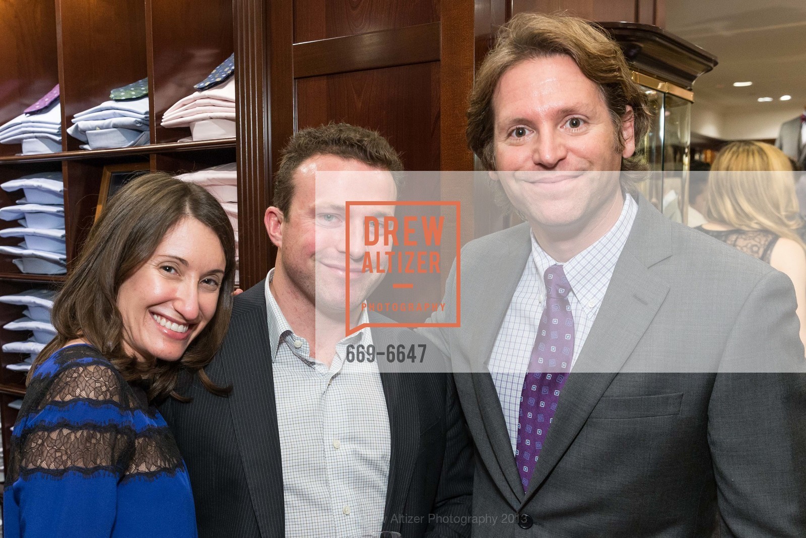 Erica Bureau, Nick Bureau, Trevor Traina, BROOKS BROTHERS and TOWN & COUNTRY Host the Offical Launch of TREVOR TRAINA'S Charitable Platform IF ONLY, US, November 12th, 2013, Photo #669-6647 Erica Bureau, Nick Bureau, Trevor Traina, Photo #669-6647