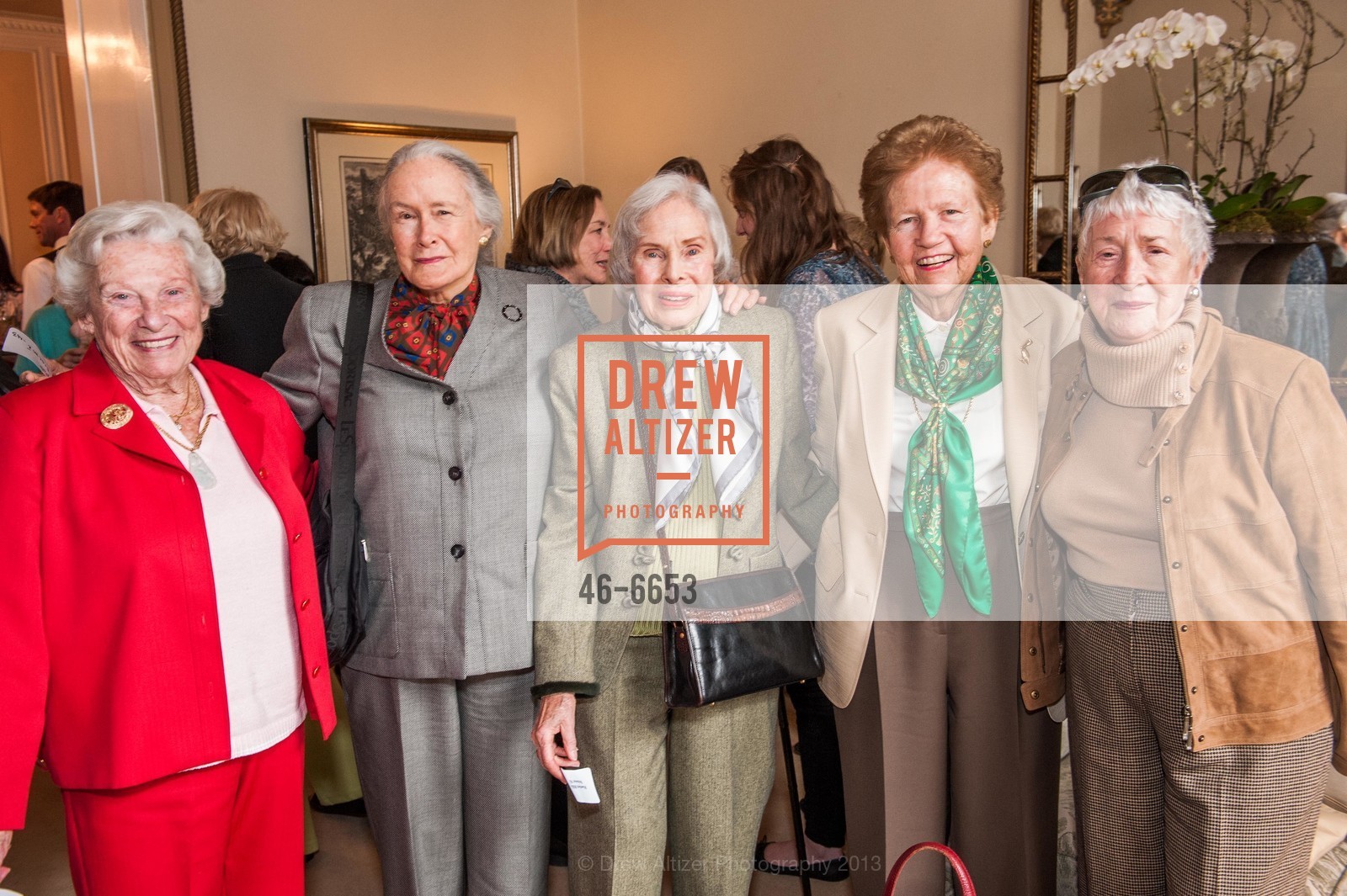 Ginny Boyd, Pat Trocme, Harriet Hills, Lucy Campbell, Shirley Fagan Banks, Burke's Alumnae Luncheon, US, April 26th, 2013, Photo #46-6653 Ginny Boyd, Pat Trocme, Harriet Hills, Lucy Campbell, Shirley Fagan Banks, Photo #46-6653