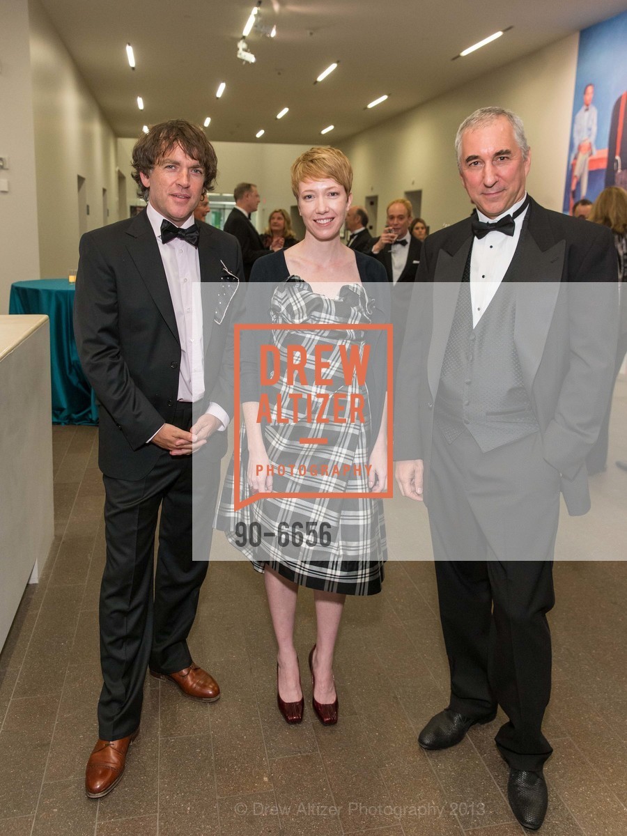 Jonathan Wilkinson, Shannon Kelly, Greg Rose, DAVID HOCKNEY Celebratory Dinner, US, October 22nd, 2013, Photo #90-6656 Jonathan Wilkinson, Shannon Kelly, Greg Rose, Photo #90-6656