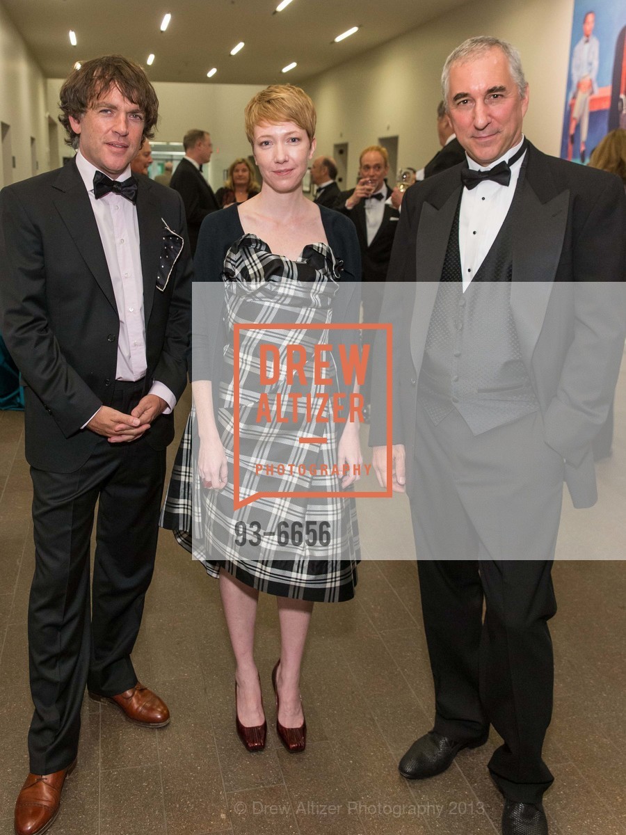 Jonathan Wilkinson, Shannon Kelly, Greg Rose, DAVID HOCKNEY Celebratory Dinner, US, October 22nd, 2013, Photo #93-6656 Jonathan Wilkinson, Shannon Kelly, Greg Rose, Photo #93-6656