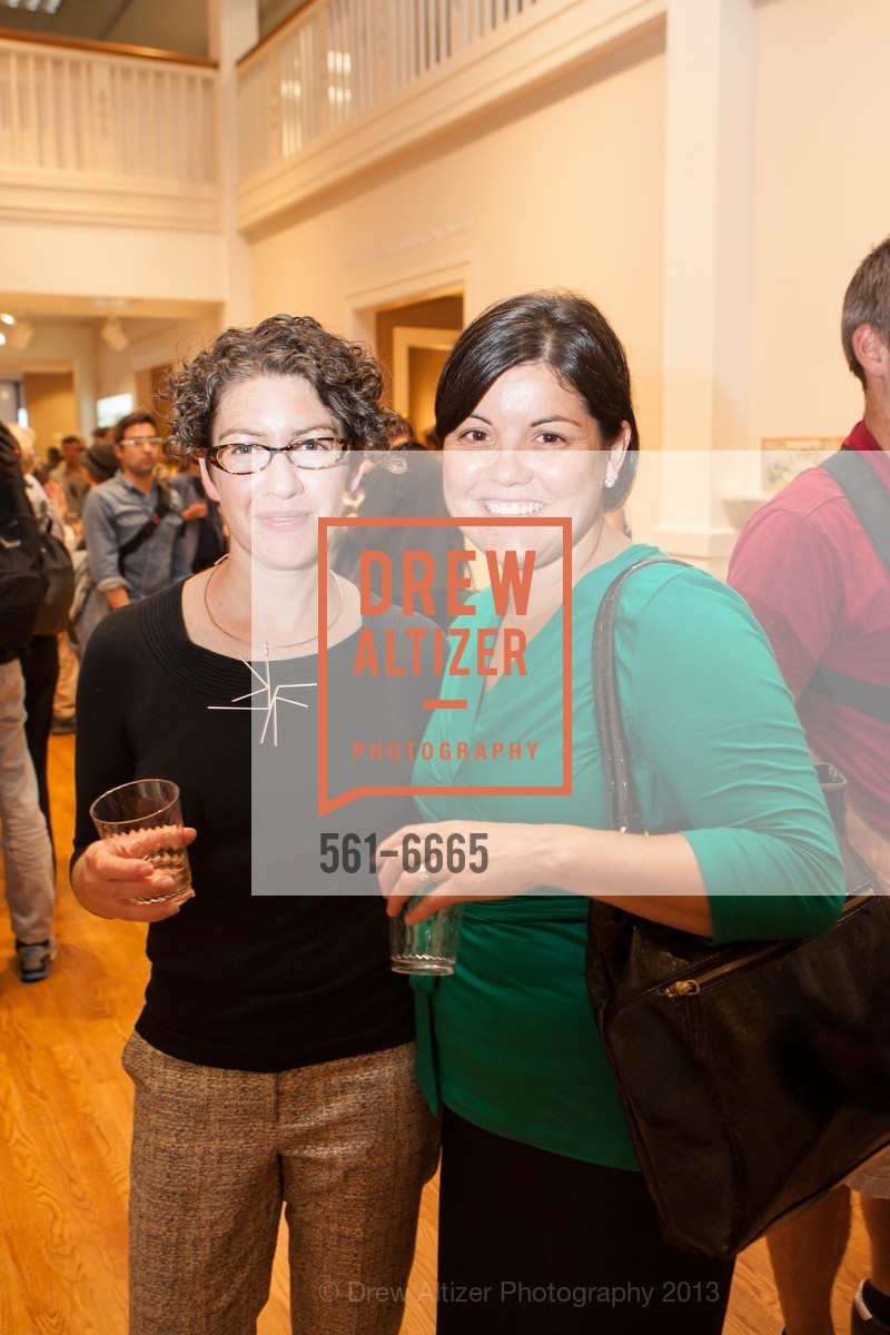 Sarah Velick, Karen Garcia, CA HISTORICAL SOCIETY Unbuilt San Francisco: The View from Futures Past, Opening Celebration, US, September 6th, 2013, Photo #561-6665 Sarah Velick, Karen Garcia, Photo #561-6665