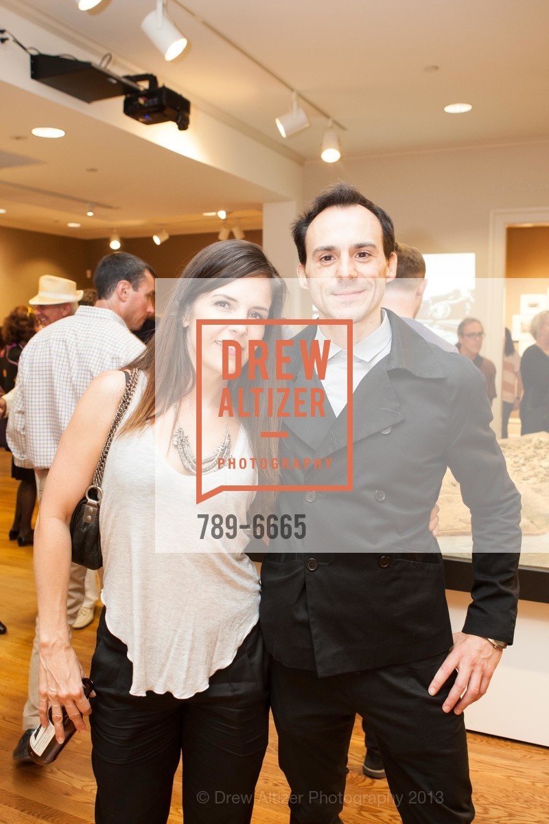 Colleen Flaherty, Matteo Bittanti, CA HISTORICAL SOCIETY Unbuilt San Francisco: The View from Futures Past, Opening Celebration, US, September 6th, 2013, Photo #789-6665 Colleen Flaherty, Matteo Bittanti, Photo #789-6665