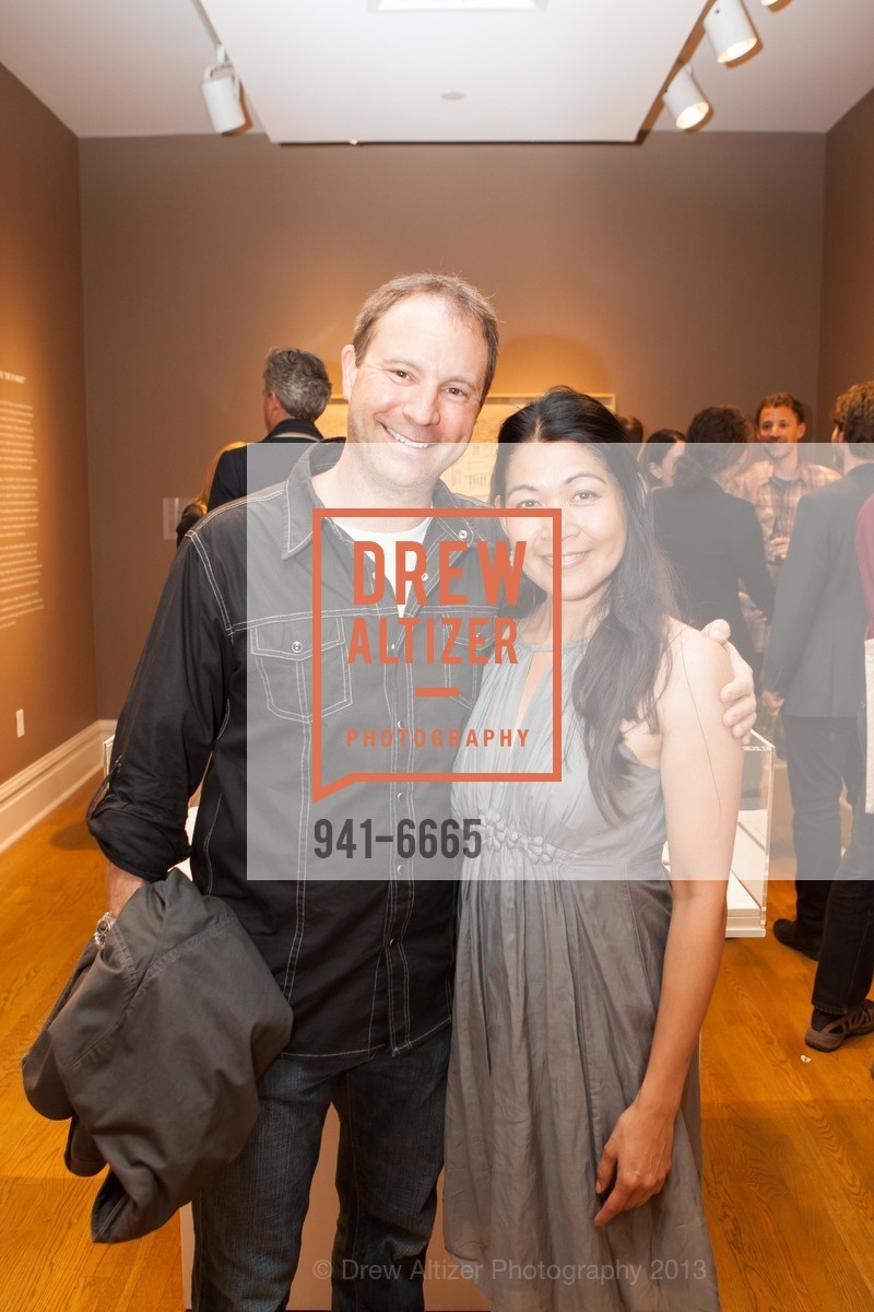 Justin Dombrowski, Vilma Ang, CA HISTORICAL SOCIETY Unbuilt San Francisco: The View from Futures Past, Opening Celebration, US, September 6th, 2013, Photo #941-6665 Justin Dombrowski, Vilma Ang, Photo #941-6665